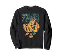 Lecteur de chapitres Dragon Book Lover Romantasy Over Reality Sweatshirt