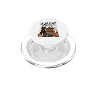 Lecteur de Chat Sorcier Spooky Salem Bookish Club, Motif Halloween PopSockets PopGrip pour MagSafe