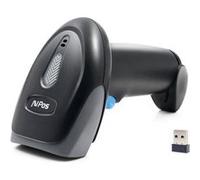 Lecteur de code AVPos AVP-WI93-2D - Déclencheur, numérisation automatique et continue - Codes 1D, 2D et QR - Distance sans fil 80 m - Couleur noire