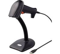 Lecteur de code-barres 2D Renkforce filaire 1D, 2D laser noir scanner à main