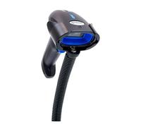 Lecteur de Code-Barres avec Support, Mode Mémoire, Automatique, Codes 1D, Deux Modes de Fonctionnement, Technologie par Ondes Radio, HDWR HD44A