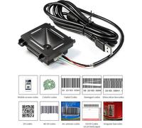 Lecteur de code-barres intégré Module de lecture de code-barres à auto-induction 1D 2D QR Support RS-232/ TTL/USB Port Connection Auto Scanning for Gate Machine Tickets Checking Mobile Payment