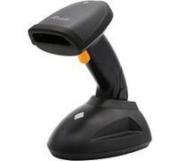 Equip 351026 Lecteur Code Barre Portable 1D/2D LED sans Fil, Portée 200m, IP54, Batterie 1500mAh, Compatible Windows/Android/iOS/Linux