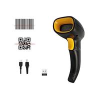 Lecteur de code Bluetooth de code-barres sans fil Bluetooth 1d / 2d QR Scanner de codes à barres Prise en charge le lecteur de poche I de téléphone mobile Point de point Inventaire(Bluetooth 2D H2)