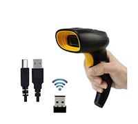 Lecteur de code Bluetooth de code-barres sans fil Bluetooth 1d / 2d QR Scanner de codes à barres Prise en charge le lecteur de poche I de téléphone mobile Point de point Inventaire(Wireless 2D H1)