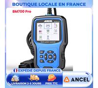Lecteur de code OBD2 ANCEL BM700 PRO pour BMW/Mini/Rolls-Royce, outil de diagnostic complet du système avec réinitialisation EPB, SAS, airbag, TPMS, batterie et huile BM700 PRO