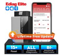 Lecteur de code OBD2 Kingbolen Ediag Elite pour voiture, mise à jour en ligne gratuite, outil de diagnostic bidirectionnel pour iOS et Android, diagnostic complet du système automobile Type 2