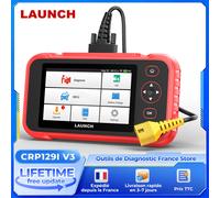 Lecteur de code OBD2 LAUNCH CRP129I V3, outil de diagnostic automobile complet avec 12 services de réinitialisation, ABS/SRS/Moteur, FCA AutoAuth CRP129I V3