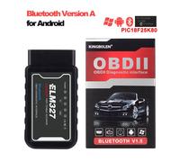 Lecteur De Code V1.5 Pour Voiture,Outil De Diagnostic Automobile,Avec Bluetooth,Wifi,Puce Elm 327,Obdii,Scanner Pour Iphone/Android Pk Icar2 - Type Bluetooth Version A