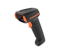 Lecteur de codes-barres 1D/2D sans fil environ - Indicateur LED, bip et vibration - Vitesse de numérisation 60fps - Déclenchement manuel ou automatique - Autonomie jusqu'à 12h - Couleur Noir/Orange G