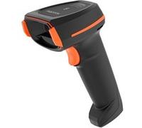 Lecteur de codes-barres 1D/2D sans fil environ - Indicateur LED, bip et vibration - Vitesse de numérisation 60fps - Déclenchement manuel ou automatique - Autonomie jusqu'à 12h - Couleur Noir/Orange G