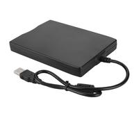 Lecteur de disquettes portable externe USB neutre 1,44 M Disquette FDD pour usage général Noir