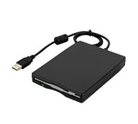 Lecteur de disquettes USB 2.0 portable 3,5 pouces externe, ultra-fin, compatible PC et ordinateur portable - Idée cadeau surprise