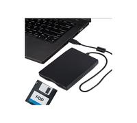 Lecteur de disquettes USB, lecteur de disquettes externe USB 144 Mo, design fin, plug and play pour PC Windows 2000/XP, étiquette