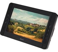 Lecteur de DVD portable Denver MTW-1098 - Double écran 10", pour la voiture et les déplacements, avec télécommande, lecteur de carte USB/SD, et adaptateurs pour voiture