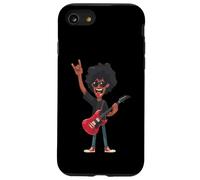 Lecteur de Guitare Amusant Style rétro Amateur de Musique Coque pour iPhone SE (2020) / 7/8
