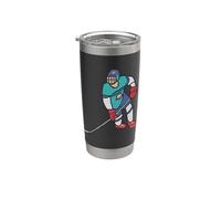 Lecteur de hockey sur glace Gobelet isotherme en acier inoxydable double paroi