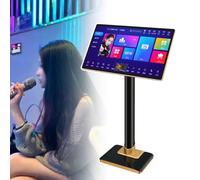 Lecteur De Karaoké Chantant Avec 2 Microphones Sans Fil, Demande De Chanson Mobile/application Et Activation Vocale, Streaming Wi-Fi, Sortie 4K HD | For Le Karaoké, Le Divertissement(4T)