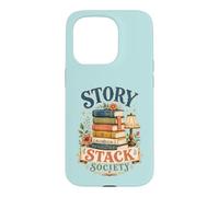 Lecteur de Livres Story Stack Society Coque pour iPhone 15 Pro