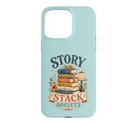 Lecteur de Livres Story Stack Society Coque pour iPhone 15 Pro Max