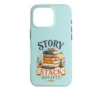 Lecteur de Livres Story Stack Society Coque pour iPhone 16 Pro