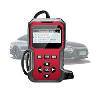 Lecteur de moteur de voiture - Scanner OBD2 de 4,72 pouces | Outil de diagnostic de véhicule - Analyseur ABS multilingue avec un flux de données en temps réel idéal pour effacer les codes d'erreur