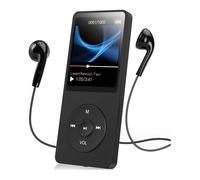 Lecteur de musique Bluetooth MP4 MP3 sans perte,écran LCD TFT,baladeur,carte TF,enregistreur Audio,son sans perte,Noir