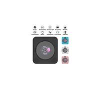 Lecteur de musique cd portable à montage mural bluetooth télécommande, radio fm, hifi, haut-parleur avec usb, écran led 3. 5mm
