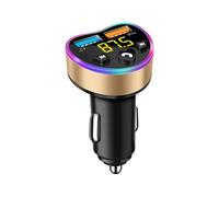 Lecteur De Musique De Voiture, Adaptateur D'autoradio,Lecteur De Musique USB À Chargement Rapide Avec Deux Ports | Récepteur Audio Intelligent, Lecteur MP3 D'appel Mains Libres Pour Tablettes, Ordinat