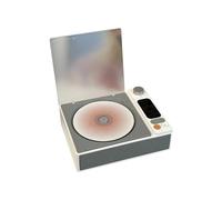 Lecteur de musique HiFi portable avec supports multiformats et haut-parleurs intégrés, design ABS durable pour voyage, maison, bureau, lecteur CD vintage avec ABS