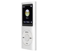Lecteur de Musique MP3 64 Go avec écouteurs, Son Portable sans Perte, Lecteur MP3 Mince avec écran LCD de 1,8 Pouces, Enfants Amis (Silver)