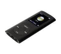 Lecteur de Musique MP3 64 Go avec écouteurs, Son Portable sans Perte, Lecteur MP3 Mince avec écran LCD de 1,8 Pouces, Enfants Amis (Black)