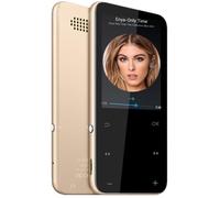 Lecteur de Musique MP3 Bluetooth 5.2 Baladeur MP4 Lecteur Métal Player 32 Go FM/HIFI 80 Heures de Lecture sport MP3 or