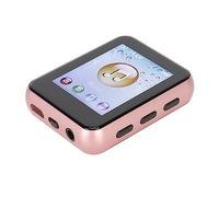 Lecteur de Musique MP3 MP4, écran Tactile 1,8 Pouces Bluetooth 5.0 Lecteur de Musique MP3 intégré dans 8 Go de Mémoire, Mini Lecteur MP3 HiFi avec Haut-Parleur et Radio FM (Or Rose)
