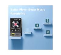 Lecteur de Musique MP3/MP4 ÉCran Tactile Complet de 1,8 Pouces 5.2 Radio E-Book Walkman Lecture Externe-B