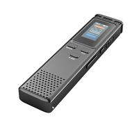 Lecteur de musique MP3 numérique activé par la voix avec réduction du bruit 8 Go pour fichiers de 30 heures, mot de passe pour conférences, réunions, entretiens en classe