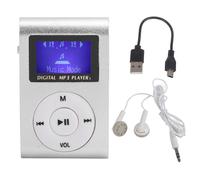 Lecteur de musique numérique pour une écoute nomade, appareil MP3 portable facile à utiliser avec mini écran LCD, design à clipser et longue