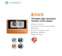 Lecteur de musique portable FiiO ECHO avec Bluetooth, double DAC CS43198, connecteurs 3,5 mm et 4,4 mm, design rétro inspiré du Walkman. 8G Sky Blue