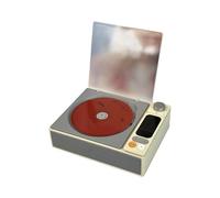 Lecteur de musique rétro haute fidélité - Facile à utiliser - Haut-parleurs intégrés - Large compatibilité pour la maison, le bureau, les voyages - Lecteur CD vintage avec ABS