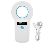 Lecteur de Puce Animale, Scanner Microchip RFID 34.2Khz / 125Khz Rechargeable, Support EMID/FDX - B - Écran Haute Luminosité, Stockage 128 Étiquettes, Convient Gestion Animale