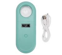 Lecteur de puces électroniques HPZIHUIT pour Animaux, avec LED et loupe, 134,2 kHz, Portable, pour la Gestion des Animaux de Compagnie, capacité de Stockage de 30 puces.