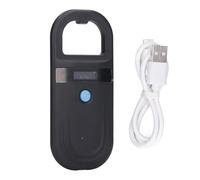 Lecteur de puces pour Animaux 134,2 kHz avec connectivité Bluetooth et USB, Scanner Portable d'identification des Animaux de Compagnie Compatible avec Les protocoles FDX B ISO
