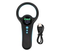 Lecteur de puces pour Animaux de Compagnie amélioré, Scanner d'identification de Puce pour Animaux de Compagnie avec Puce Double fréquence 134,2 K, Scanner Portable Rechargeable