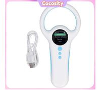 Lecteur de Puces pour Animaux Domestiques, Scanner Portatif D'identification de Puces D'animaux, 134.2KHZ 125KHZ