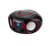 Lecteur de radio Hyundai TRC533AU3BR multifonction noir et rouge