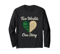 Lecteur de Romans fantastiques Two Worlds Manche Longue