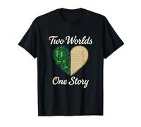 Lecteur de Romans fantastiques Two Worlds T-Shirt