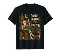 Lecteur de Squelette Gothique Im en décomposition - Amateur de Livres d'halloween T-Shirt