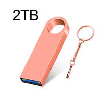 Lecteur de stylo USB 3.0 en métal Super 2TB Cle USB Flash Drives 1TB Haute Vitesse TYPE-C Pendrive 512GB Mémoire Étanche Usb Flash Disk - Type pink 2TB #A