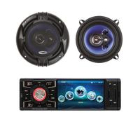 Lecteur de Voiture MP5 - PNI - Clementine 9545 - Haut-parleurs coaxiaux PNI HiFi500 - 100W - 12,7 cm